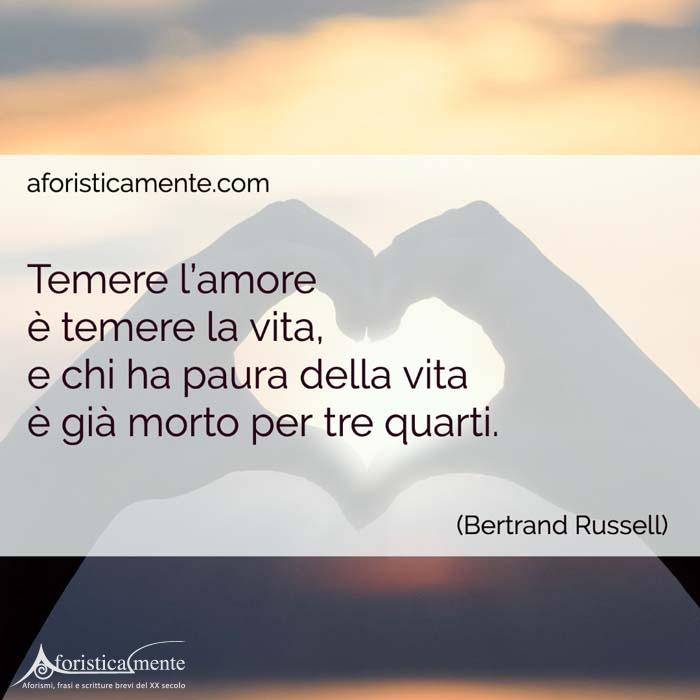Bertrand Russell frasi d'amore