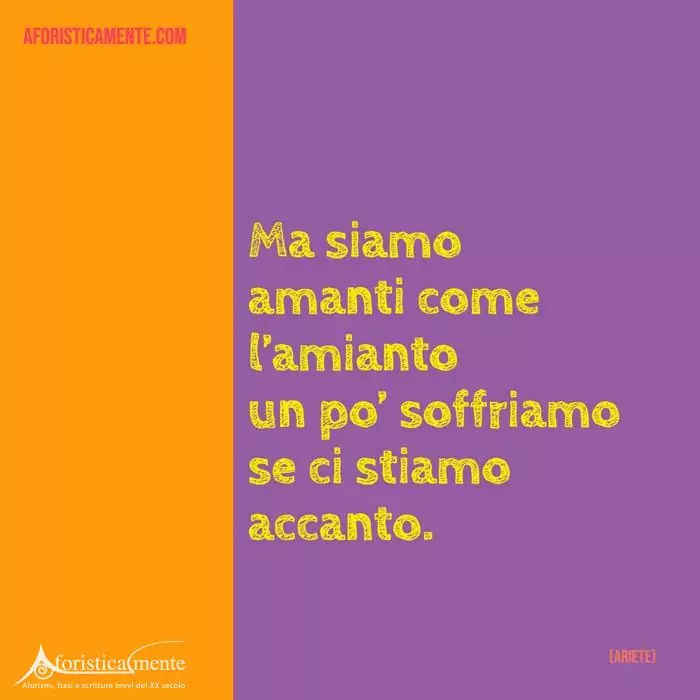 Frasi belle di canzoni italiane Ariete